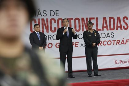 Presidente Vizcarra: “Mi gobierno tomó la firme decisión de combatir los males que aquejan al país”