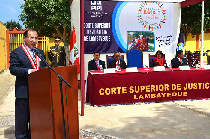 Centro Juvenil de Chiclayo recibió visita del Poder Judicial