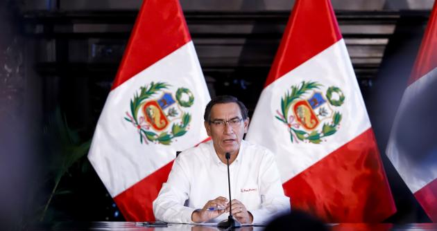 Presidente Vizcarra ofrecerá conferencia para informar medidas frente al coronavirus