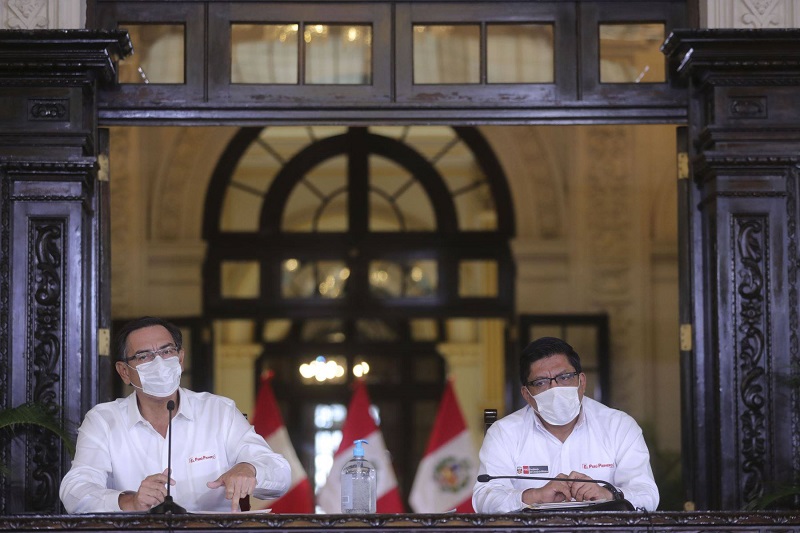 Presidente Vizcarra informará al mediodía nuevas medidas frente al coronavirus