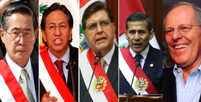 Conoce el perfil de los últimos siete presidentes del Perú