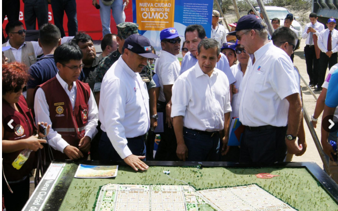 Se colocó primera piedra de la Nueva Ciudad de Olmos