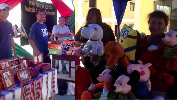 Internos del penal de Chiclayo elaboran productos alusivos a la Navidad