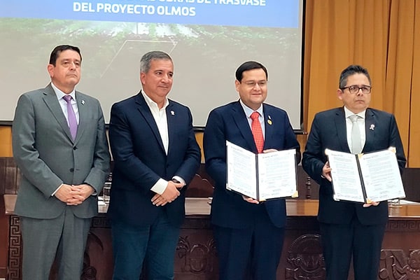 Gore Lambayeque y ProInversión impulsan nueva concesión de obras de trasvase del Proyecto Olmos