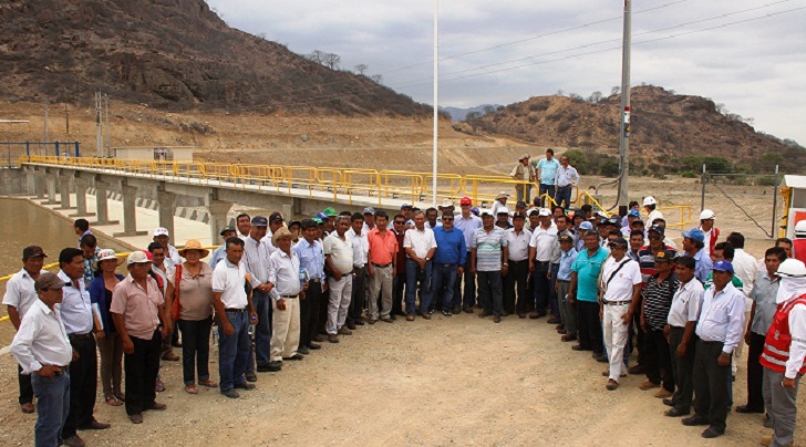 Dirigentes agrarios de la región Lambayeque visitaron el proyecto de irrigación Olmos