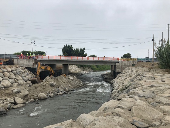 “Obra de reposición del puente Fortaleza está en un 95% de avance” 