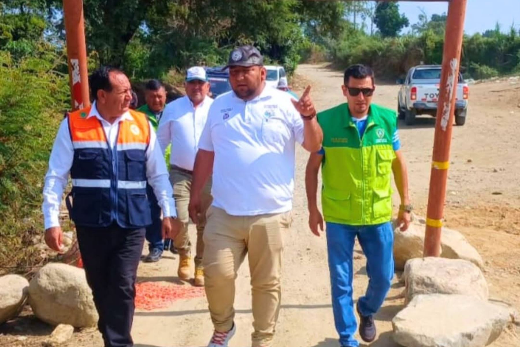 Inspeccionan puente de La Otra Banda ante eventual crecida del río Zaña
