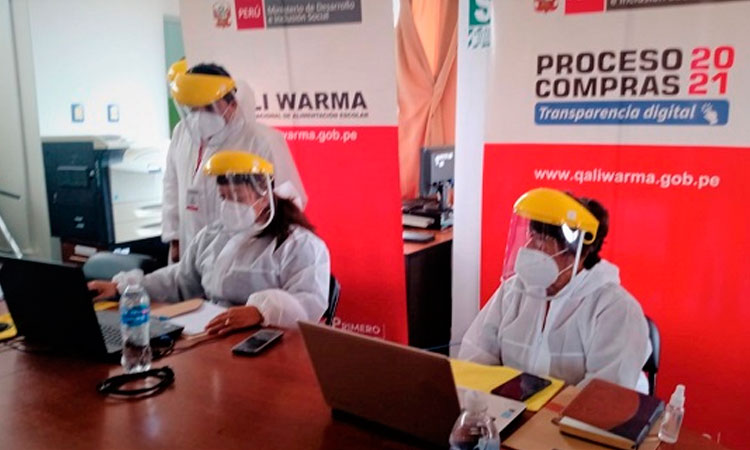  Midis garantiza transparencia del Proceso de Compras 2021 de Qali Warma 