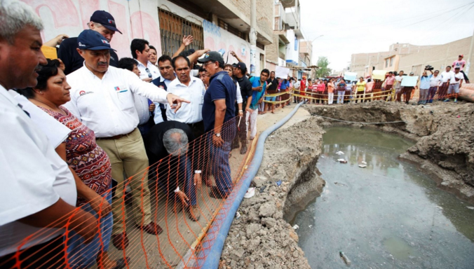 Chiclayo: iniciarán reposición de colectores colapsados en distrito José Leonardo Ortiz
