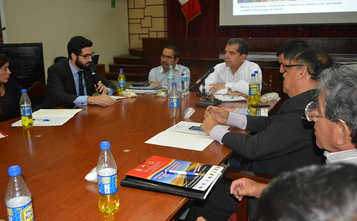 Comité Regional de Seguridad Vial analiza propuesta del sector privado