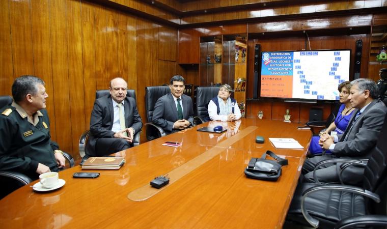 Onpe y Policía Nacional alistan seguridad para Referéndum y Segunda Vuelta