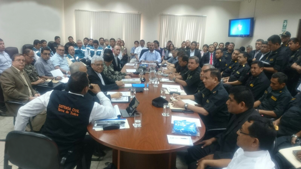 Ministro ‪del Interior encabeza reunión de coordinación frente al Fenómeno de “El Niño”