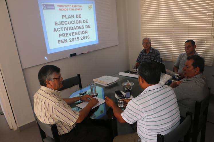 Representantes del Peot y Colegio de Ingenieros se reúnen para coordinar actividades de prevención ante el FEN