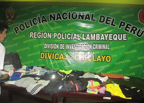  Incautan prendas deportivas sin documentación legal 