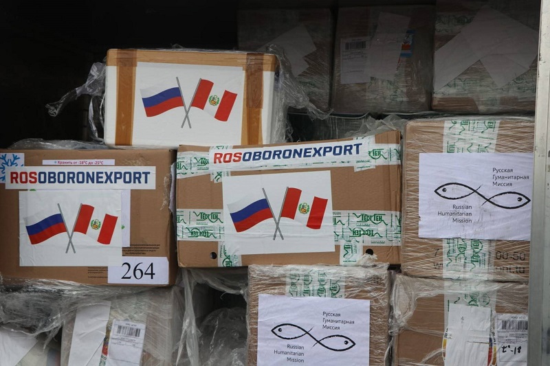Rusia donó al Perú 50,000 pruebas moleculares para detección de covid-19