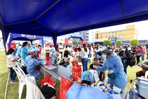 Lambayeque suma cerca de 1.5 millones de dosis aplicadas de la vacuna contra el covid-19.
