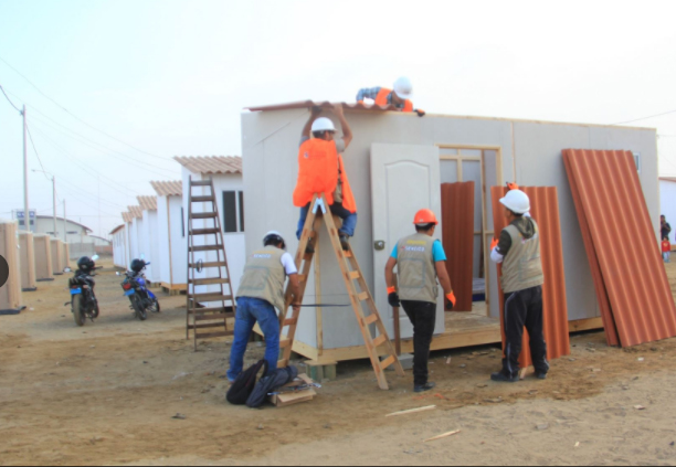 Se han instalado más de 500 módulos de vivienda en distritos de Lambayeque
