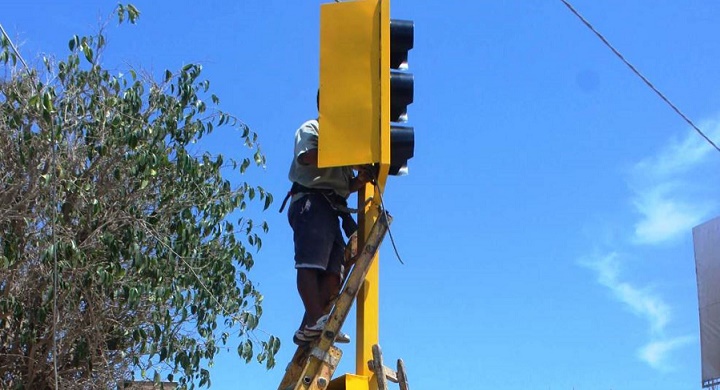 El 20% de semáforos de Chiclayo está inoperativo