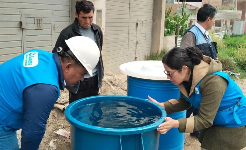 Sunass: municipios deben promover limpieza de reservorios de agua potable en hogares, mercados y comercios
