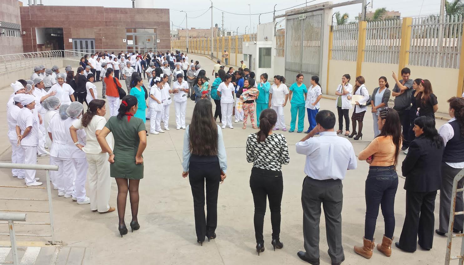 Hospital Regional de Lambayeque realizó simulacro de sismo de 8.5 grados en la escala de Ritcher