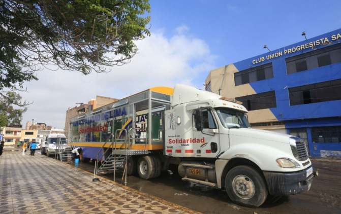 Solidaridad Salud de Lima llegó a Chiclayo para atención médica en unidades móviles