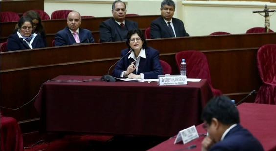 Jefa de Reniec explicó en el Congreso cómo se dio registro de defunción de prófugo Alejandro Sánchez 