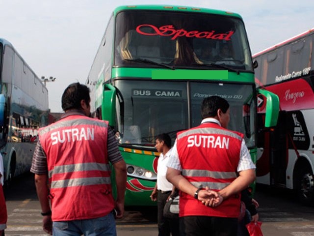 Sutran conmina a empresas de transportes en Chiclayo a no vender pasajes