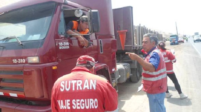 Sutran sancionó a 42 buses interprovinciales en operativo en Lambayeque