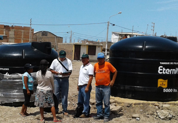 Chiclayo: tanques de agua potable instalaron en El Edén