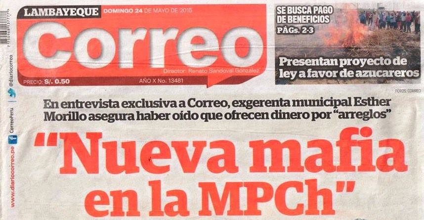 Municipio de Chiclayo demandará a exgerenta y a diario por supuesta difamación