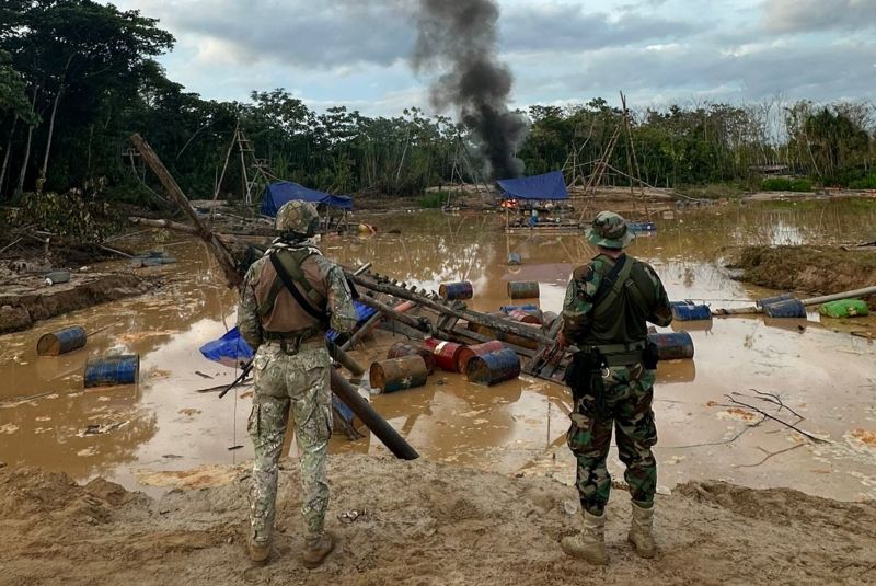 Estado peruano desarticula logística de minería ilegal en la Reserva Nacional Tambopata