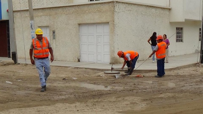 Inspeccionaron trabajos de mejoramiento de pistas en avenidas y urbanizaciones de Chiclayo