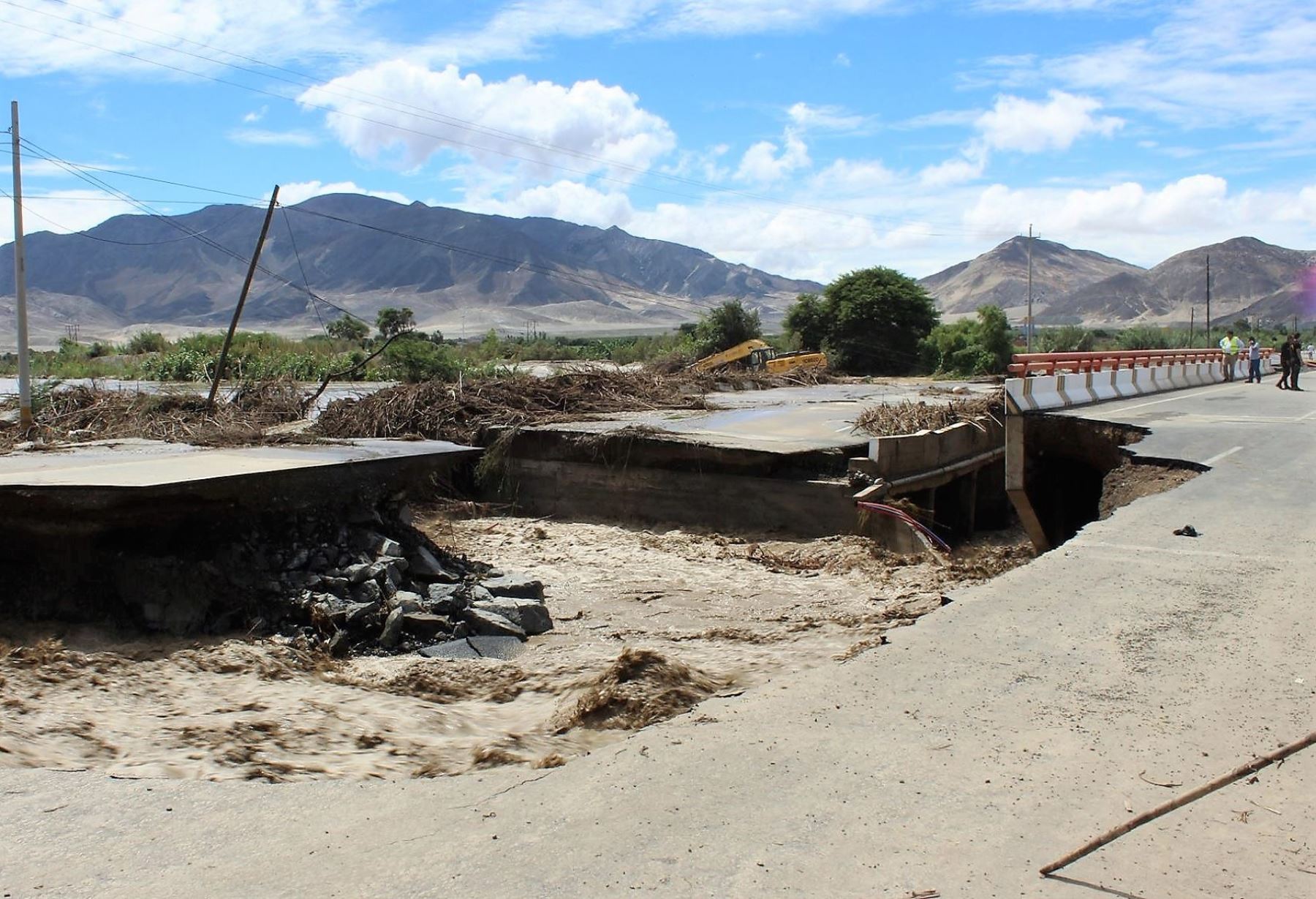 Tránsito en Panamericana Norte será restablecido en máximo 5 días
