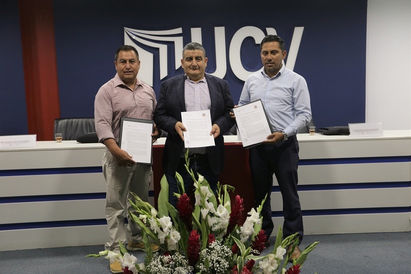 UCV firma convenio con municipalidades distritales de Cajamarca y Lambayeque