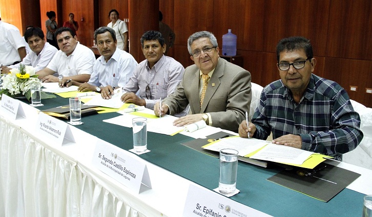  USS firmó convenios con municipalidades de la región Lambayeque 