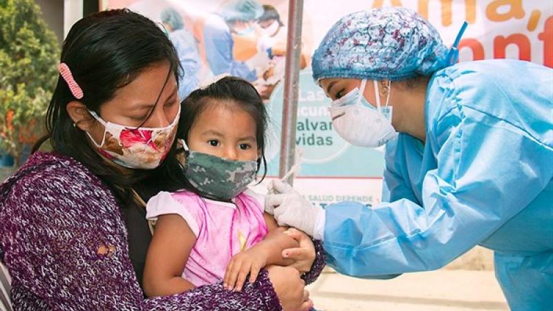 Minsa advierte a padres que solo el 51.5% de niños recibió la vacuna contra la Covid-19