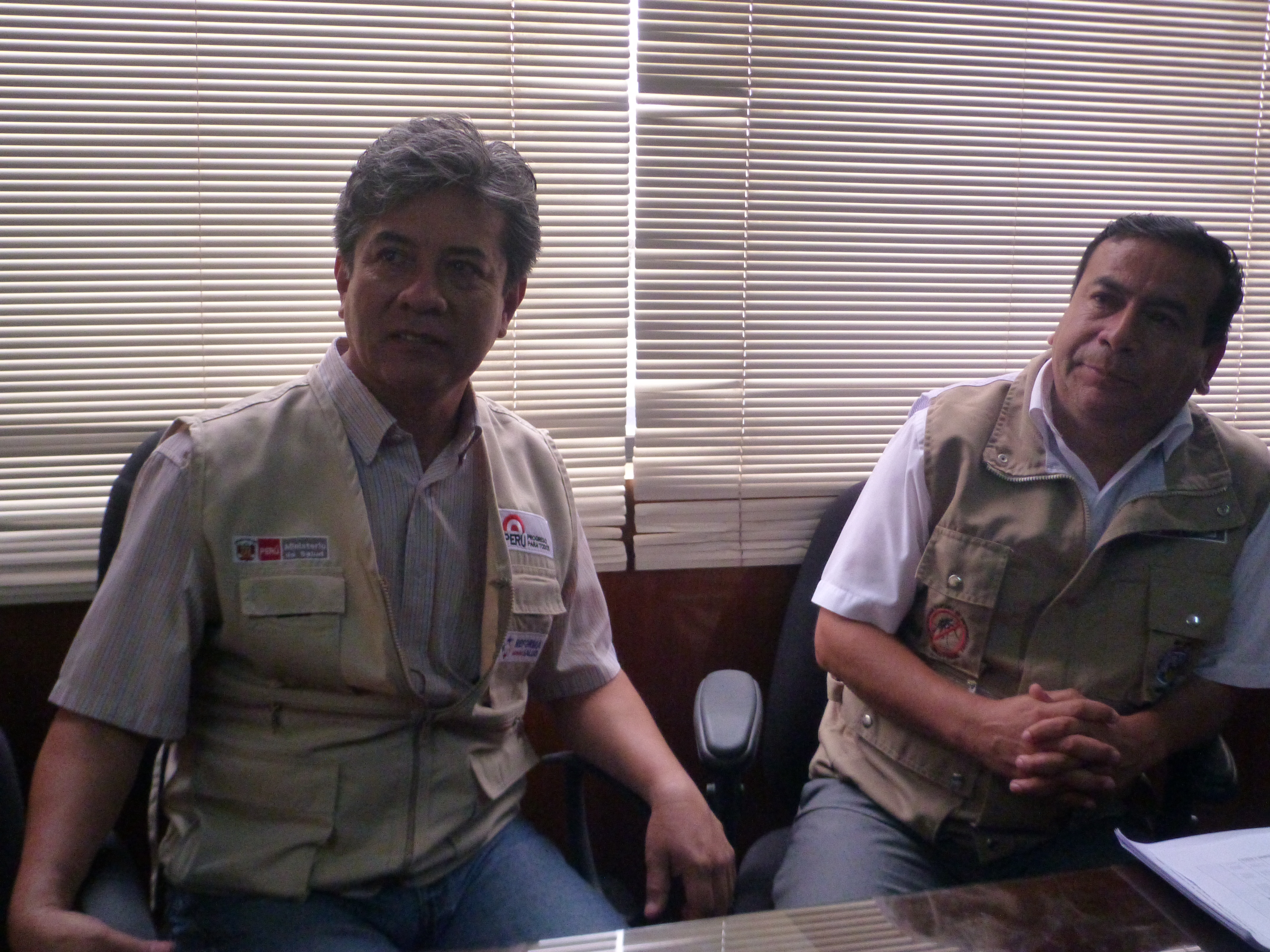 Viceministro de Salud Pública coordina acciones de prevención frente al FEN en Lambayeque