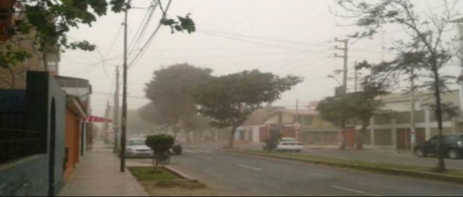 Advierten sobre fuertes vientos en Lambayeque