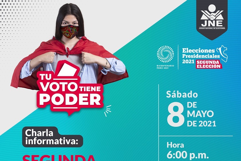 JNE promueve el voto informado en la segunda vuelta presidencial