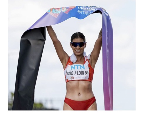 Kimberly García ganó la medalla de oro en el Mundial de Marcha Atlética en Turquía