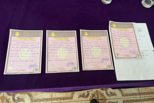 Colegio Médico de La Libertad denuncia mafia de certificados falsos que opera en todo el país